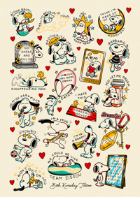 Image 1 of Edaabp x Snoopy A3 Print