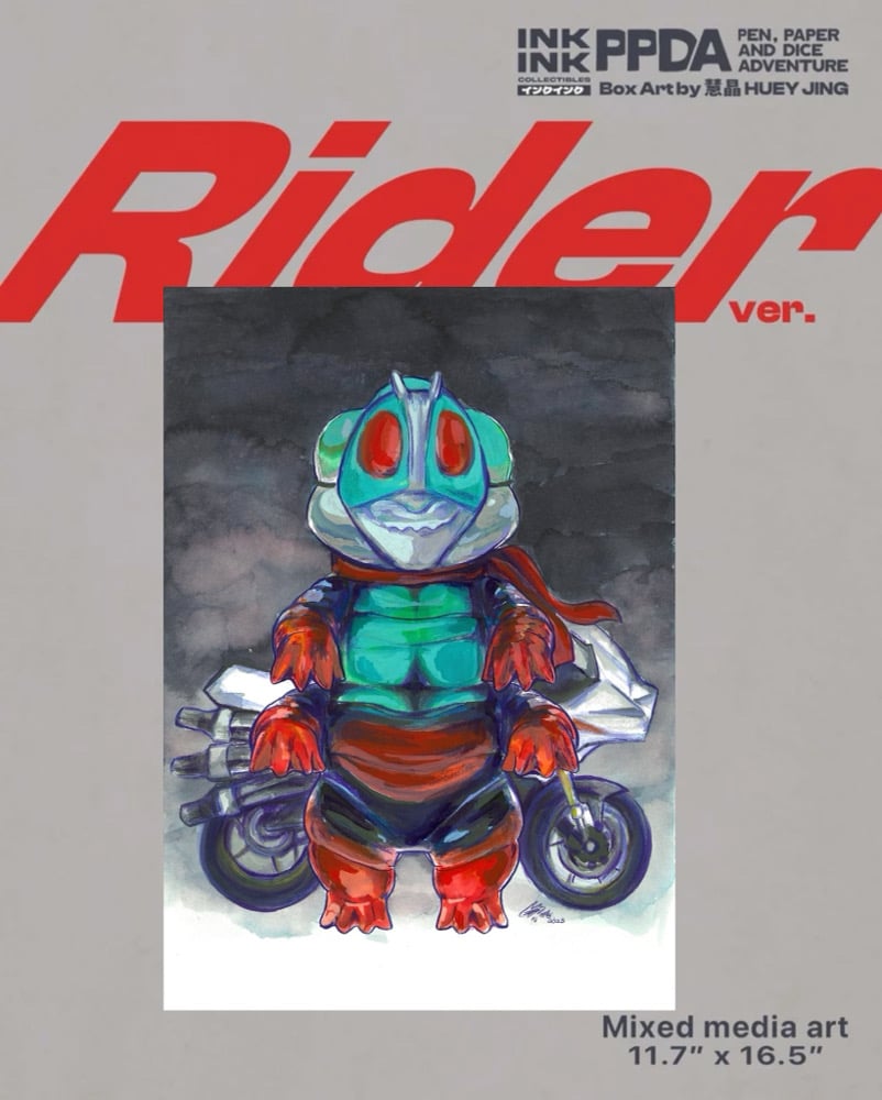 Image of Original Art - Rider Ver. (V2) // PPDA X INKINK