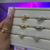 mixed metals rings 