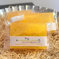 Image 5 of Mandarin Citrus Spice Honeybee Glycerin Body Bar