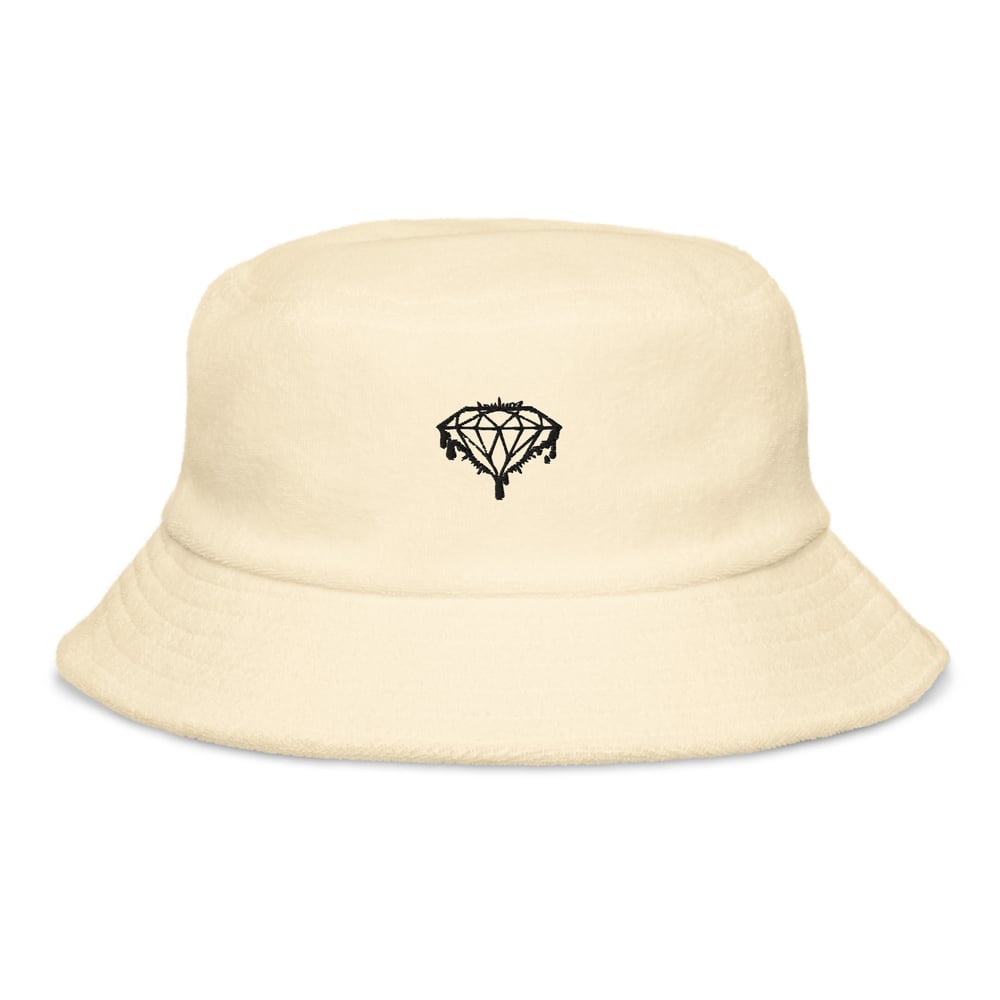 Image of Unstructured Terry Cloth Bucket Hat
