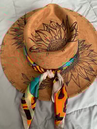 Image 3 of The Way, The Truth, The Life Sunflower Wide Brim Hat