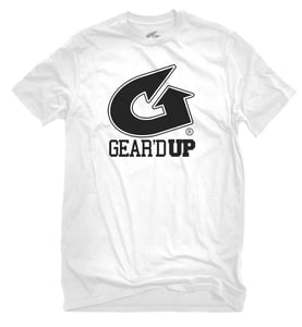 Image of MENS GEAR'D UP MAIN TEE (WHITE)