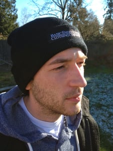 Image of Black on Black Cuff Beanie