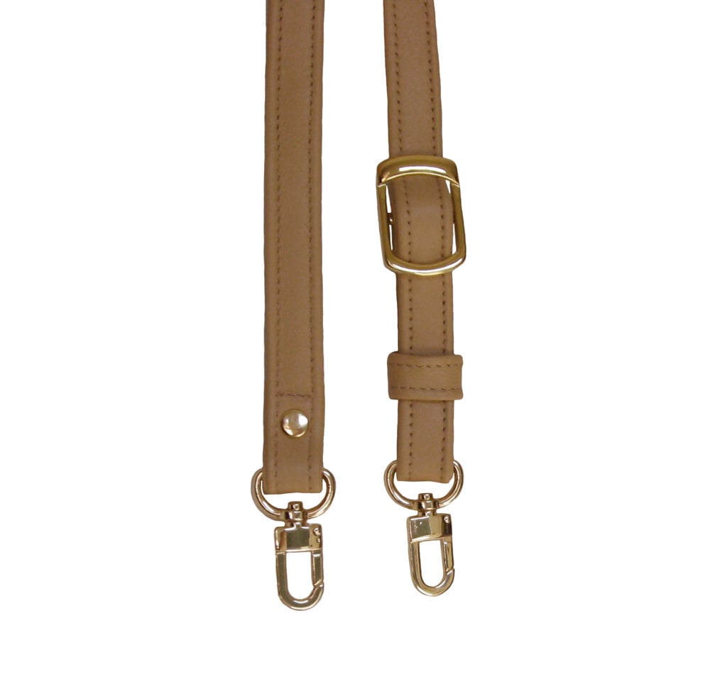 Adjustable Crossbody Bag Strap - Choose Leather Color - 55&quot; Maximum Length, 3/4&quot; Wide, #16 Hooks ...