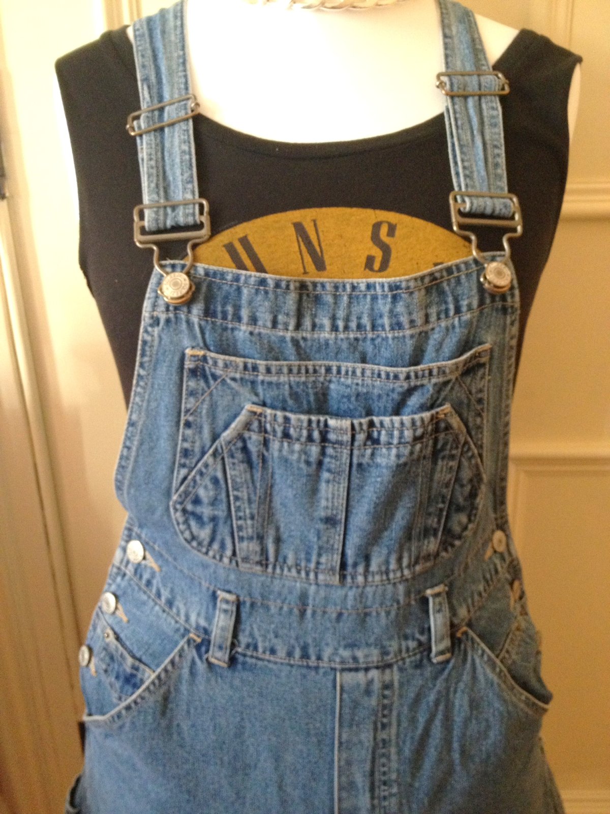 Vintage Denim Dungarees / Vintage Ginger