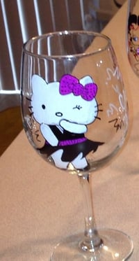 Hello Kitty glass