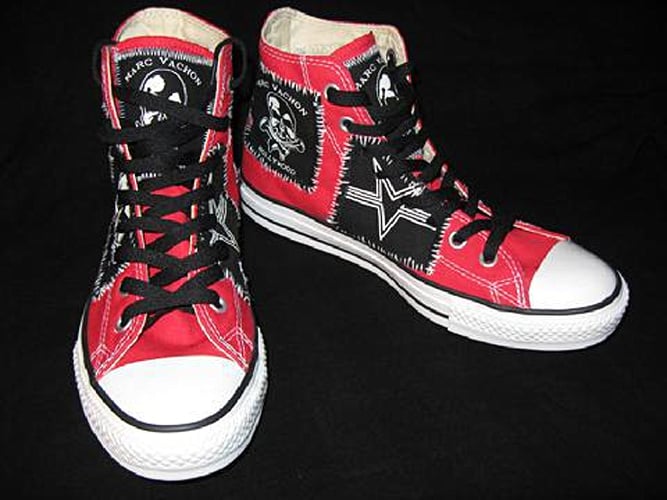 red hightop ones