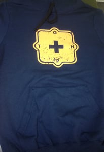 Image of Navy Hooded Sweatshirt 