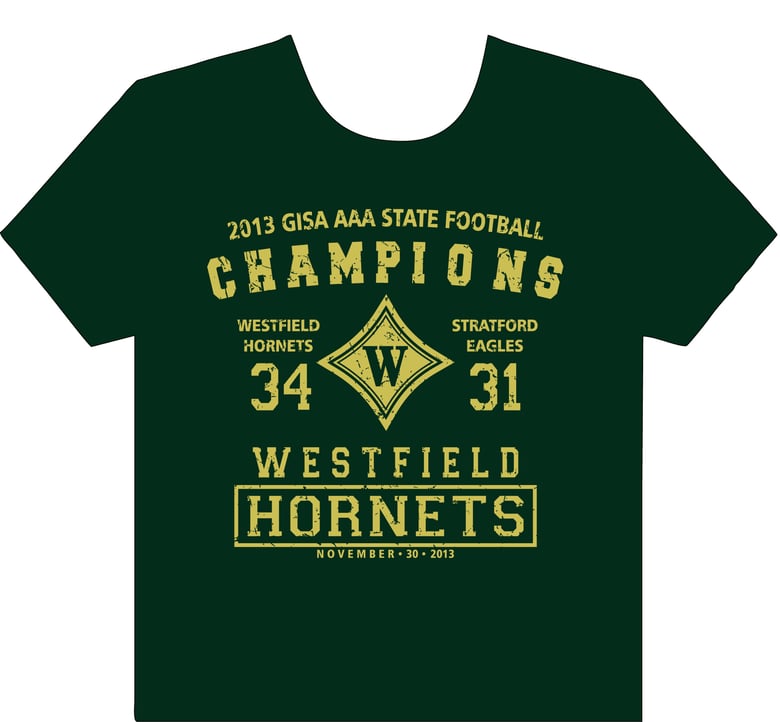 Image of State Football Champs -Green Short Sleeve T-Shirt