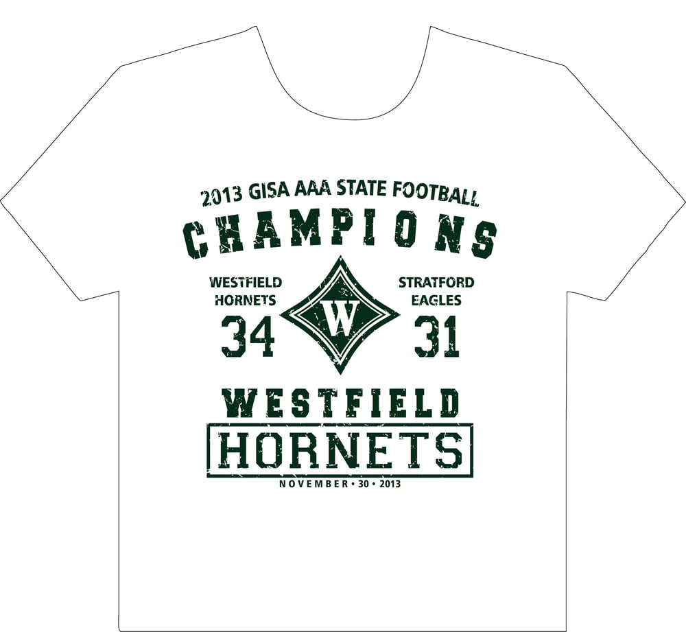Image of State Football Champs- White Long Sleeve T-Shirt