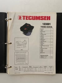Image 1 of ‘94 - ‘95 Tecumseh Engine Specs