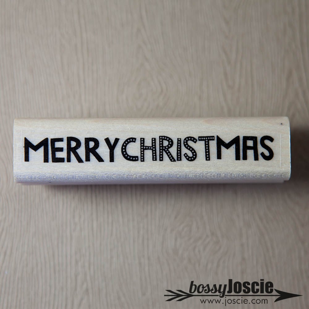 Image of Merry Christmas Dots Stamp