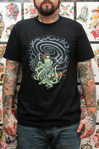 Image of Lady Cthulhu Tee Shirt in Black - Unisex