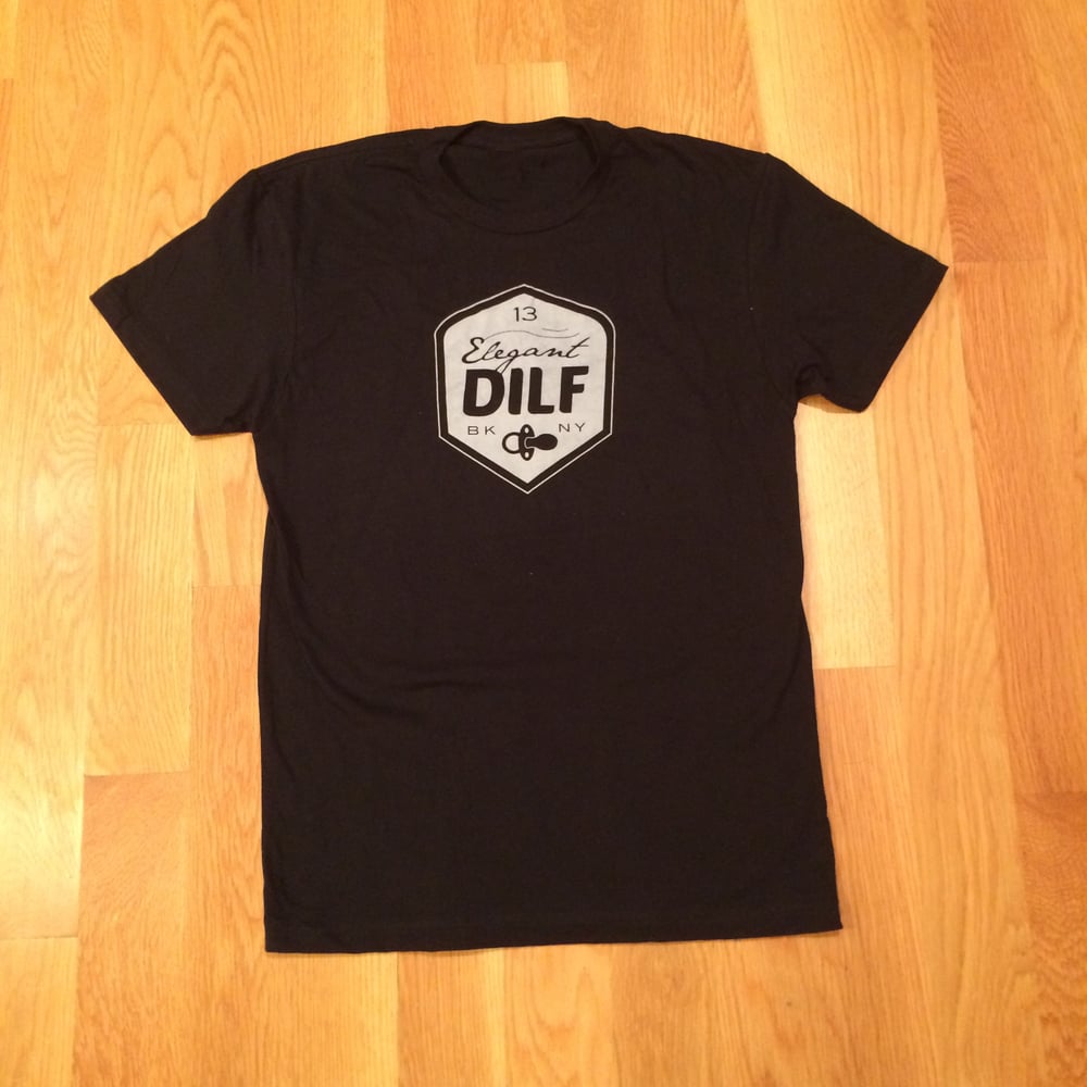 Image of Black Elegant DILF Tee