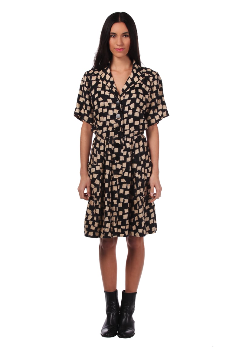 Image of YSL Linen Day Dress