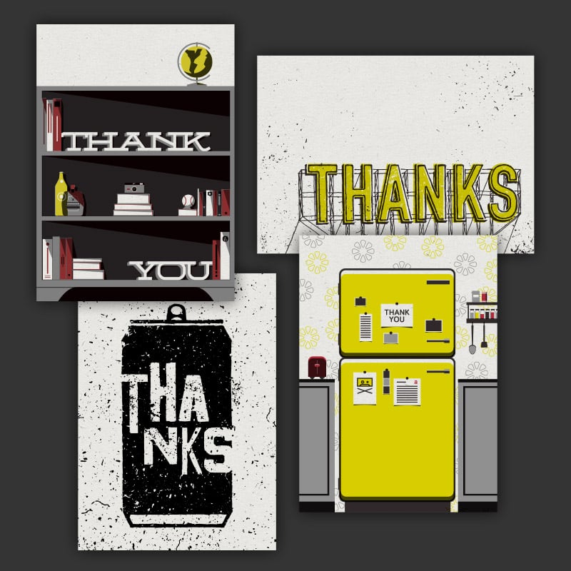 Image of Thank You Postcards (4 pack)