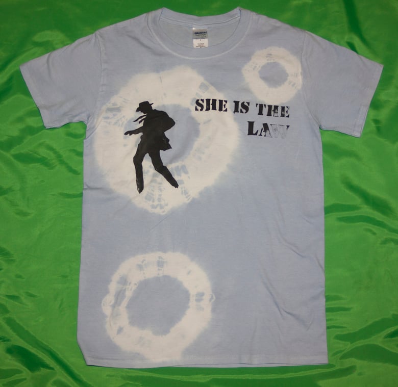 Image of LAW T shirt 3 - hand dyed/printed