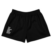 Image of "You Are Exactly What GOD Had In Mind" Women’s Recycled Athletic Shorts