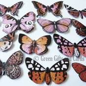 Image of 50 Hand Cut Butterfly Embellishments