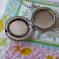 Image 3 of Vintage Style 'Tree of Life' Locket & Chains
