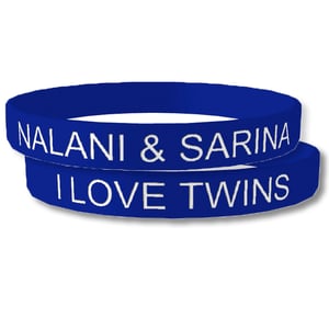 Image of Nalani & Sarina Wristband (Blue, Red, or Yellow)