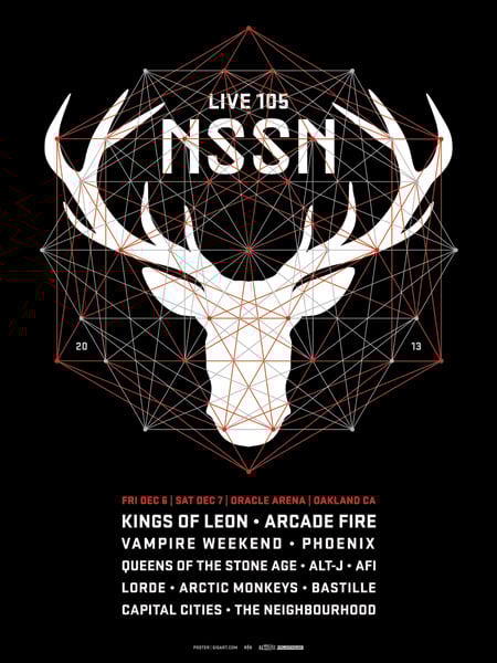 Image of Live 105 NSSN 2013 Poster