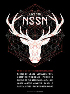 Image of Live 105 NSSN 2013 Poster