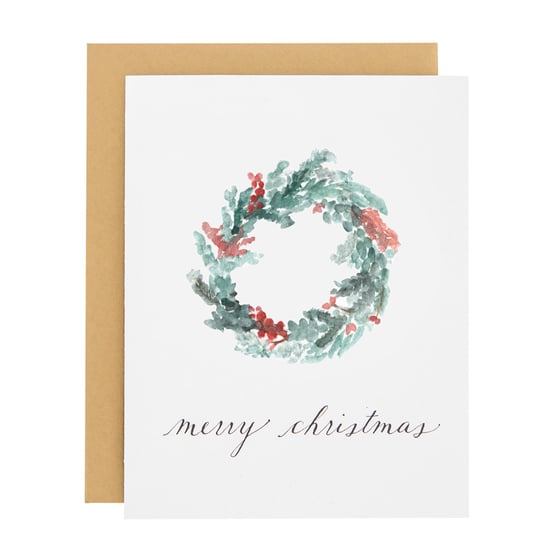 Image of Christmas Wreath Card