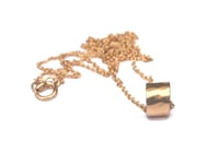 Image 2 of gold ring necklace