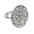 silver spotty ring Image 3