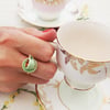 cup and saucer ring