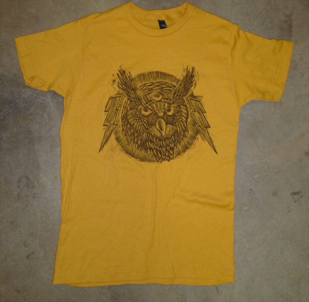 Spirit Owl TCB Tee Ginger Gold
