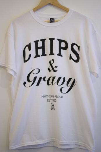 Image of Chips & Gravy Tee White