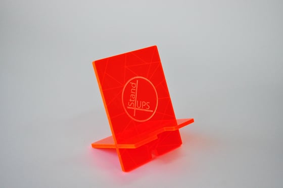 Image of Orange Tablet Stand