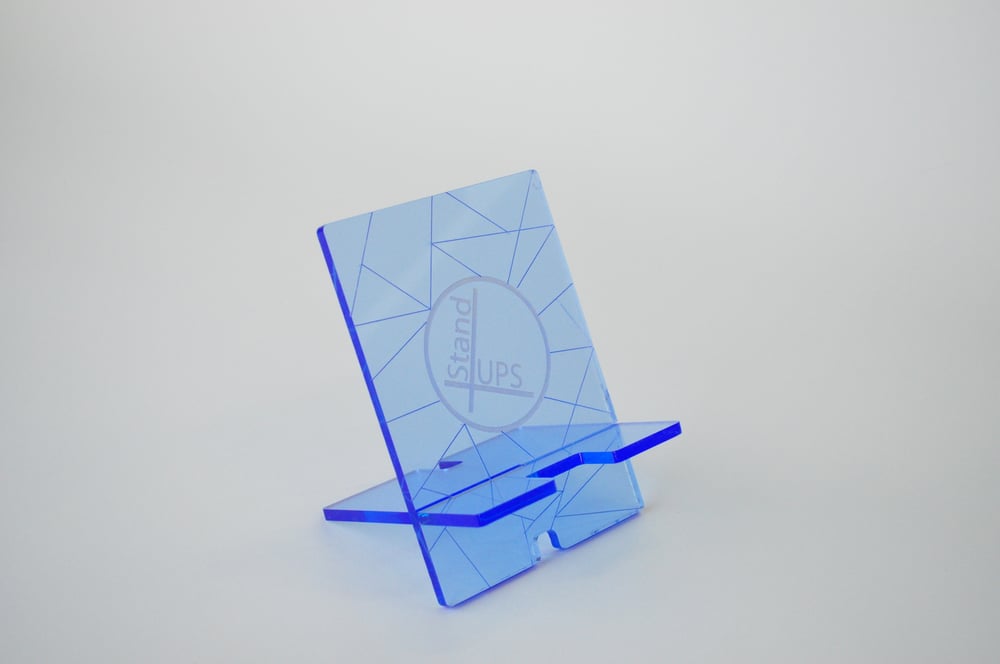 Image of Blue Tablet Stand