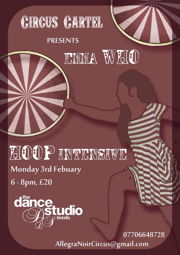 Image of ★★★Intensive Hoop Workshop with Emma Who!★★★