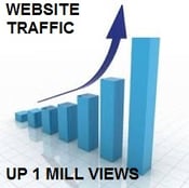 Image of GET UP TO 1 MILLION WEBSITE VIEWS