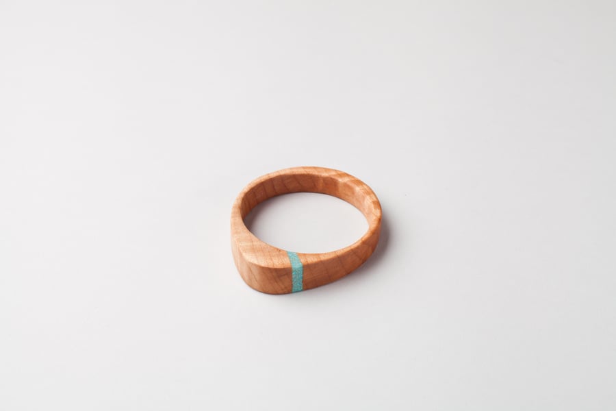 Image of Turquoise and Maple Bracelet