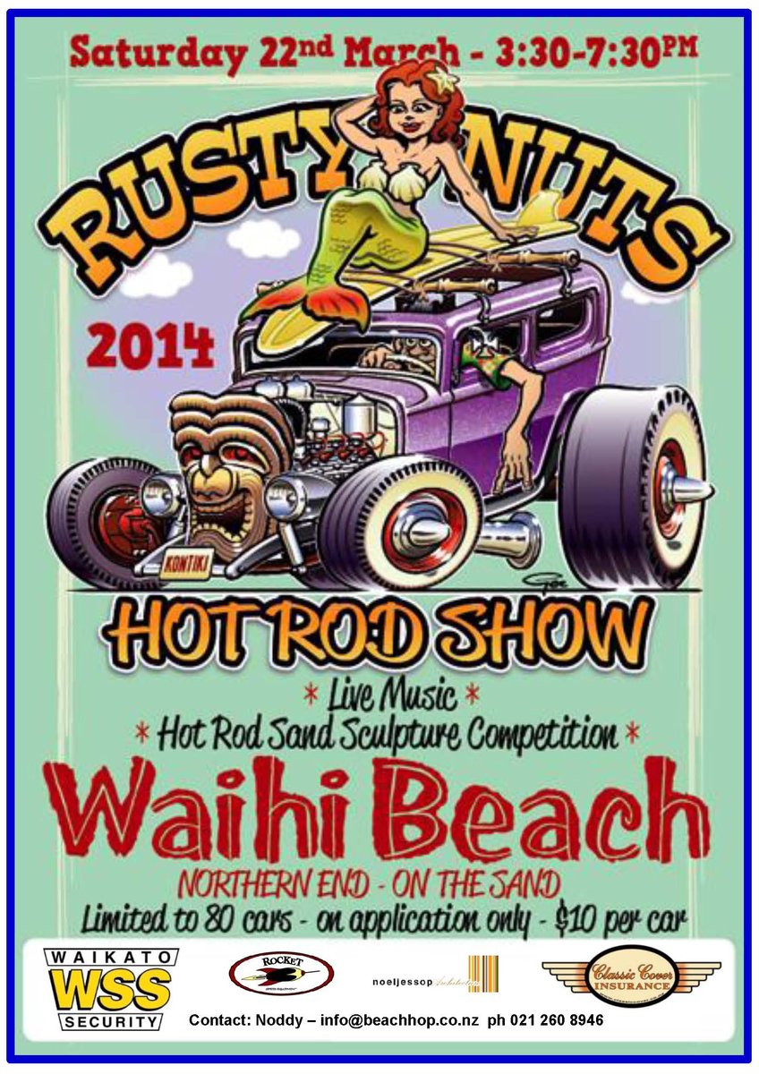 Hot Rod Promotions — Rusty Nuts 2014 A3 Poster