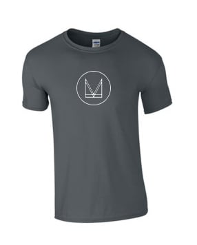Image of 'M' T SHIRT - CHARCOAL
