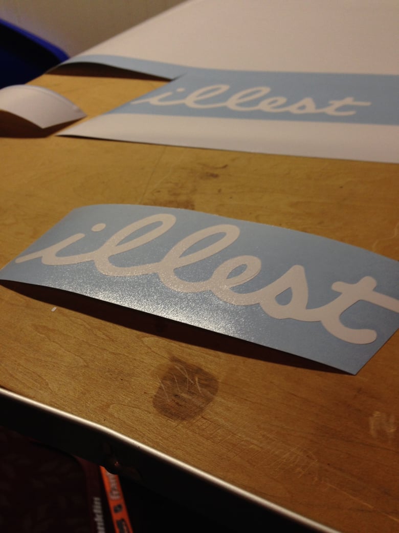 Image of Illest Script Sticker