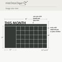 Daily Chalkboard Wall Calendar