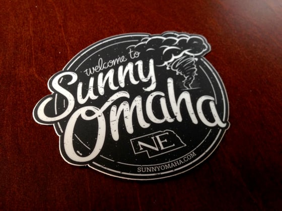 Image of Sunny Omaha Stickers