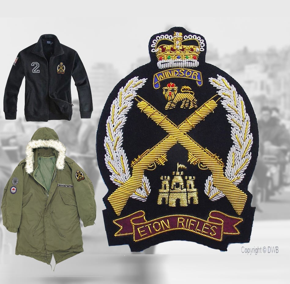 Image of Eton Rifles Blazer Badge 