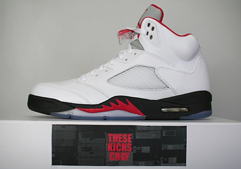 Image of AIR JORDAN 5 RETRO "FIRE RED"