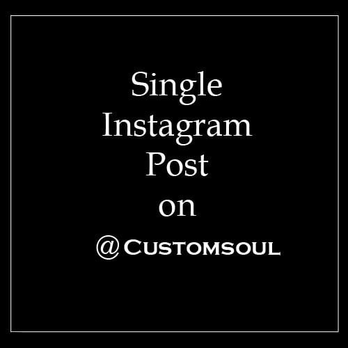 Image of Single Instagram Post on @customsoul