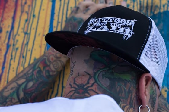 Image of TGYL Stamp logo Trucker Hat PRE ORDER...