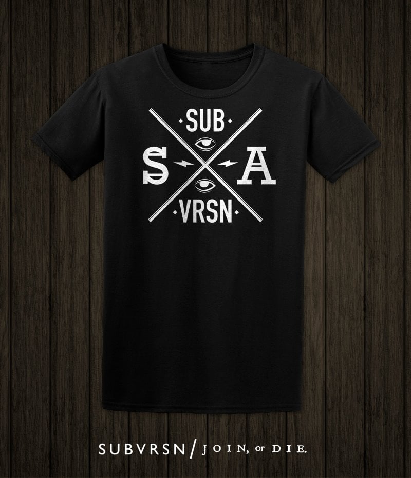 Image of SUBVRSN Logo Shirt, black