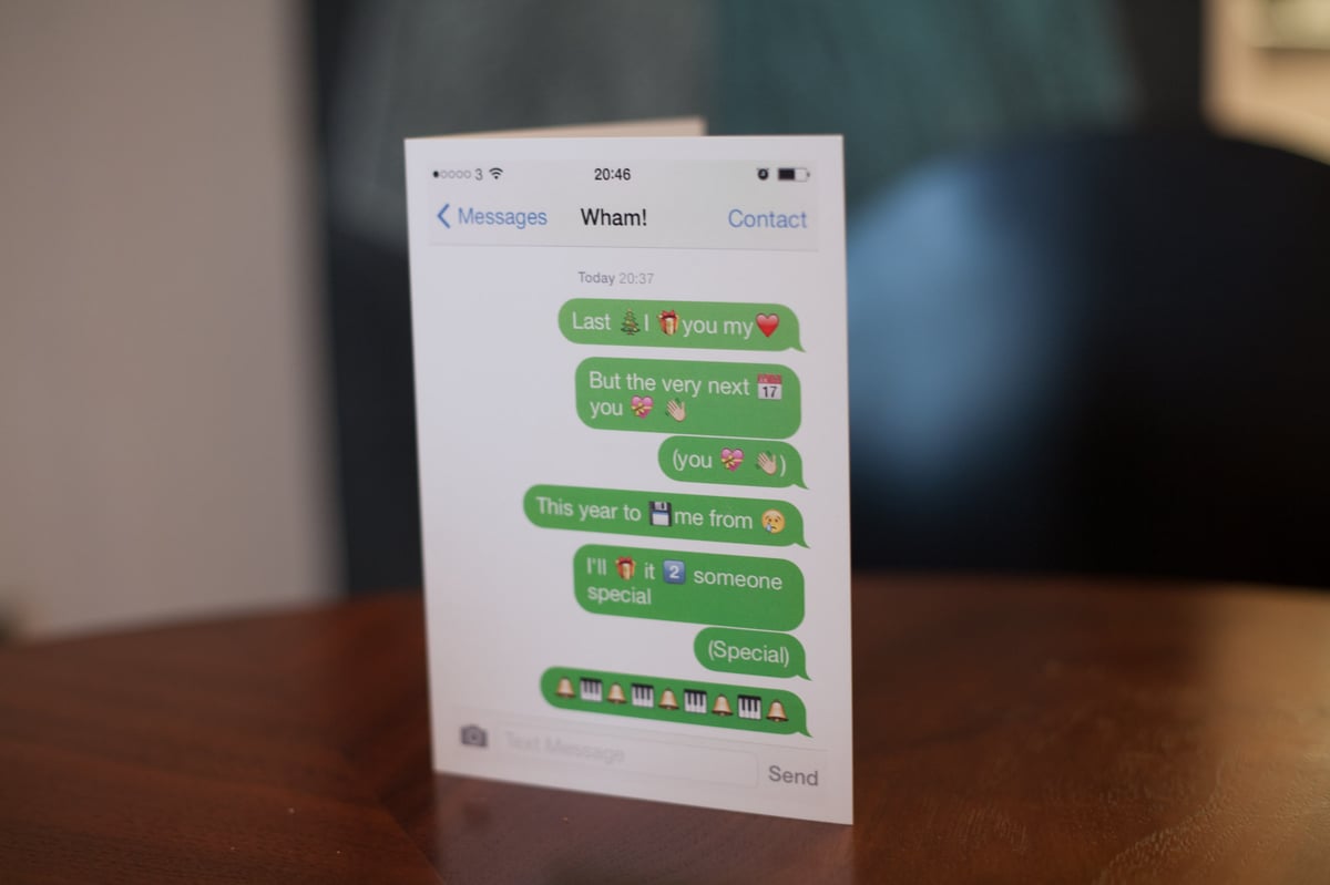 Image of Emoji Christmas Cards